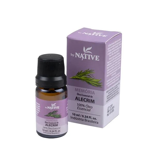 Óleo Essencial de Alecrim 100% Puro 10ml | Native