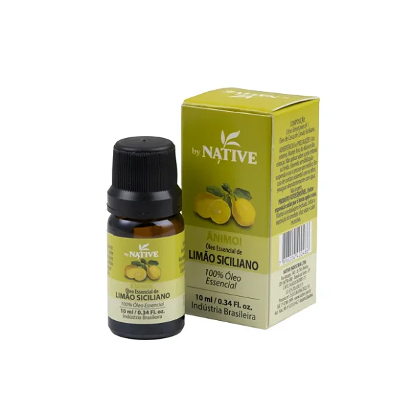 Óleo Essencial de Limão Siciliano 100% Puro 10ml | Native