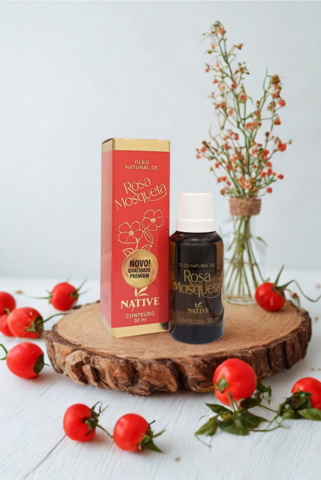 Óleo de Rosa Mosqueta 100% Puro (Importado) 30ml | Native