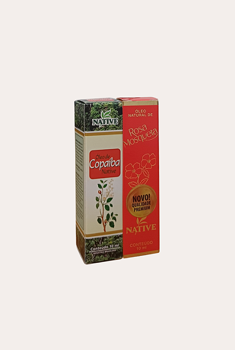 Kit Óleos Puros de Rosa Mosqueta + Copaíba