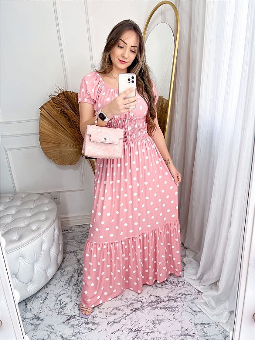 Vestido estampado best sale evangélico