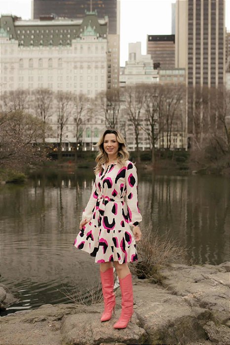 Vestido Chemise em viscose