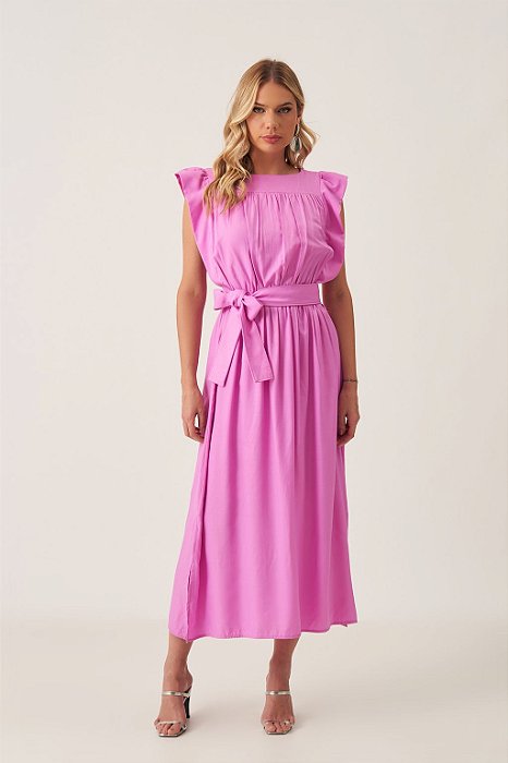 Vestido Midi Muslce lilás- JOYALY