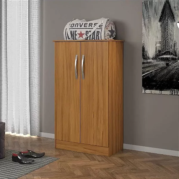 Sapateira 2 Portas Alaska New Freijó - NOTAVEL