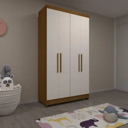 Guarda Roupa Casal 4 Portas Gênova - LUCIANE MÓVEIS