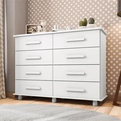 Cômoda 8 Gavetas Paris - Lanza