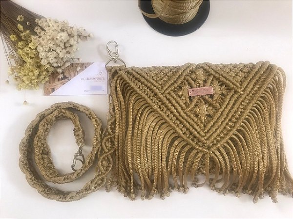 Clutch Macramê - Fio Náutico