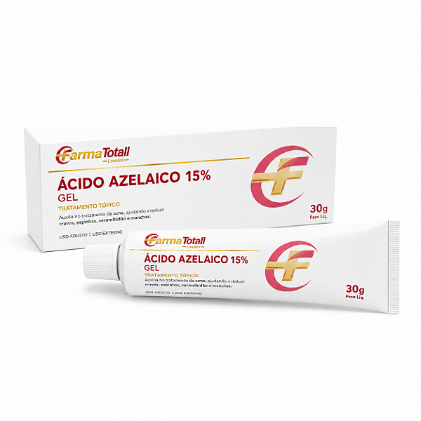 Ácido Azelaico 15% Gel 30g - Controle da acne, oleosidade e manchas
