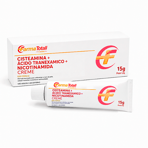 Creme Clareador C/ Cisteamina+ Ác. Tranex.+ Nicotinamida 15g