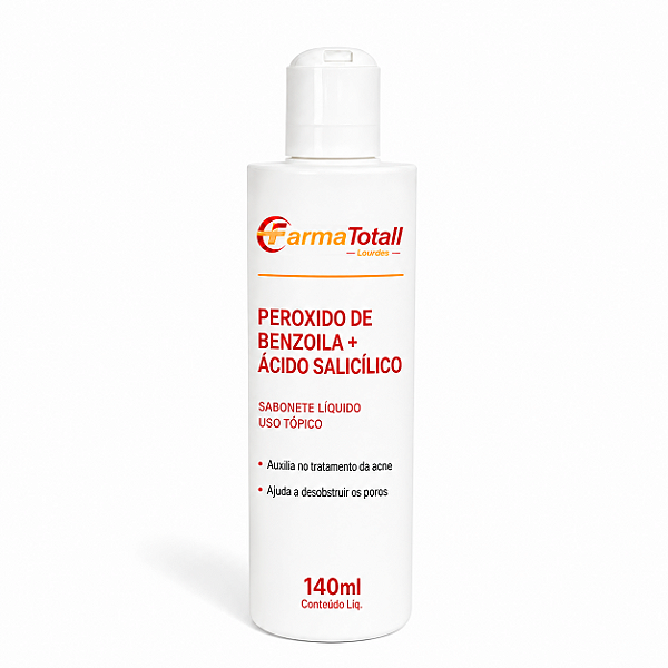 Sabonete Facial Peróxido De Benzoíla+ Ác Salicílico C/ 140ml