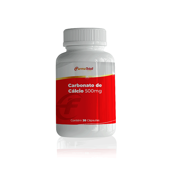Carbonato de Cálcio 500mg - 30 cápsulas