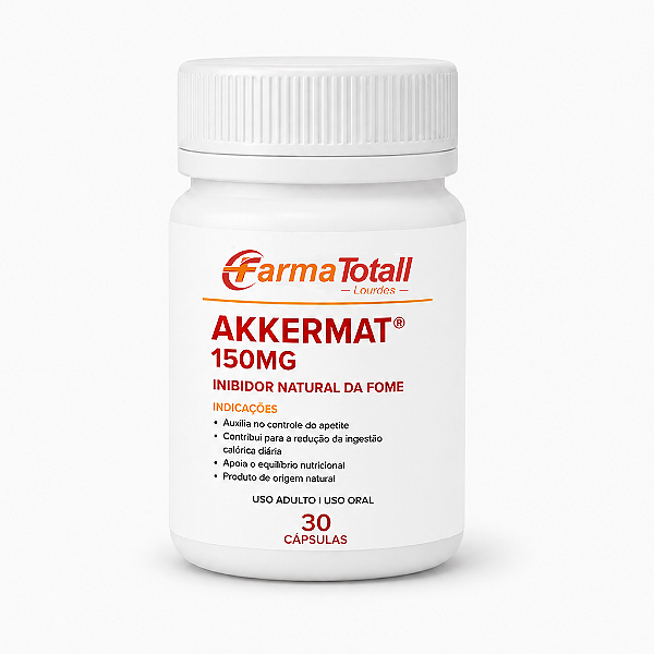 AKKERMAT® 150MG COM 30 CÁSPULAS – INIBIDOR NATURAL DA FOME