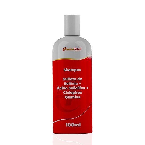 Shampoo Sulfeto Selênio +ác. Salicílico +ciclopirox O. 100ml