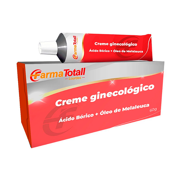 Creme Ginecológico - Ácido Bórico + Óleo De Melaleuca Com 60g