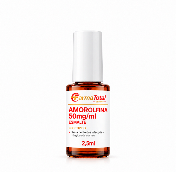Amorolfina 2,5mL | Esmalte antifúngico para tratamento e cuidado das unhas