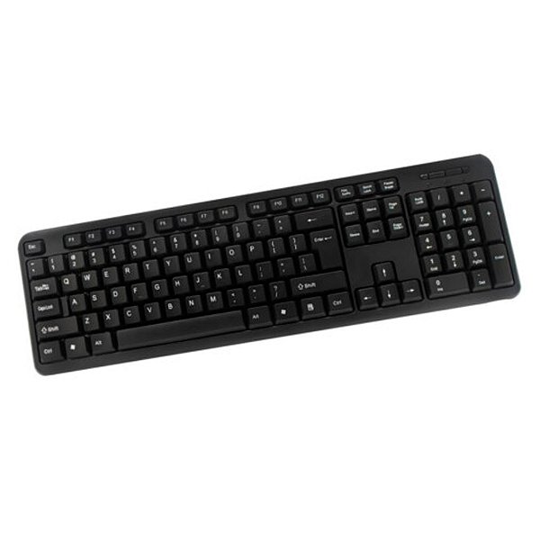 Teclado usb básico com fio padrão abnt2 preto (LEY-32)