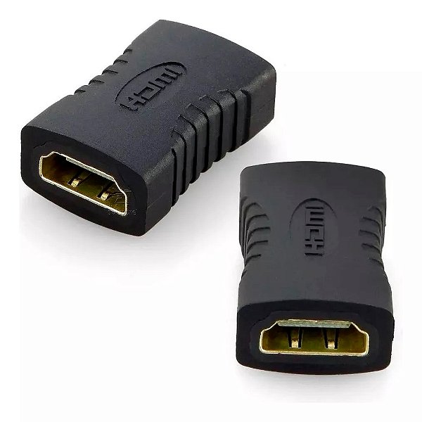 Adaptador Extensor Fêmea X Fêmea Gold Para Cabo Hdmi - Exbom (qvkf38454)