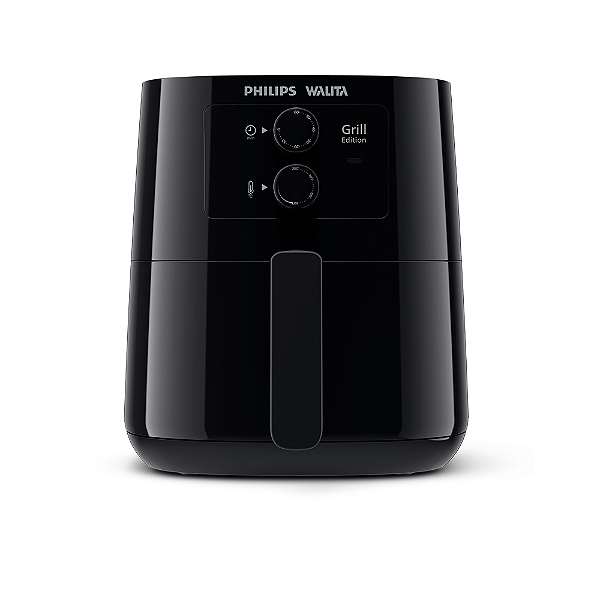 Fritadeira Air Fryer Série 3000 Philips Walita, Grill Edition, 1400W (HD9202, Preto 127V)