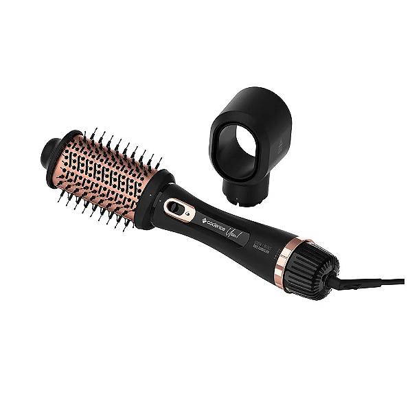 Escova secadora Cadence Rose/Preto Bivolt manual (UAU - ESC800)