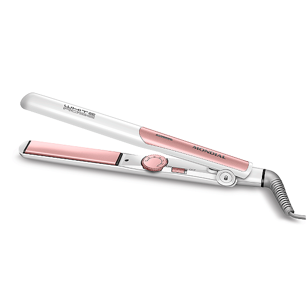 Prancha alisadora Mondial White Rose Line Bivolt (P-50)
