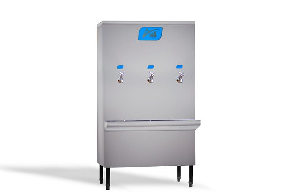 Bebedouro Industrial INOX 100 litros com 3 torneiras