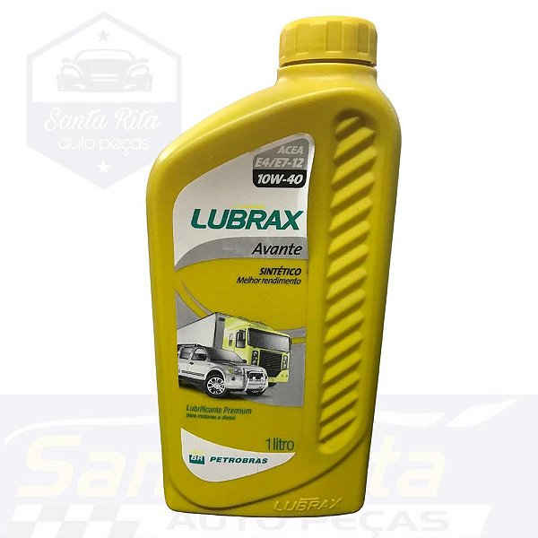 Óleo sintético 10w40 Lubrax 1L