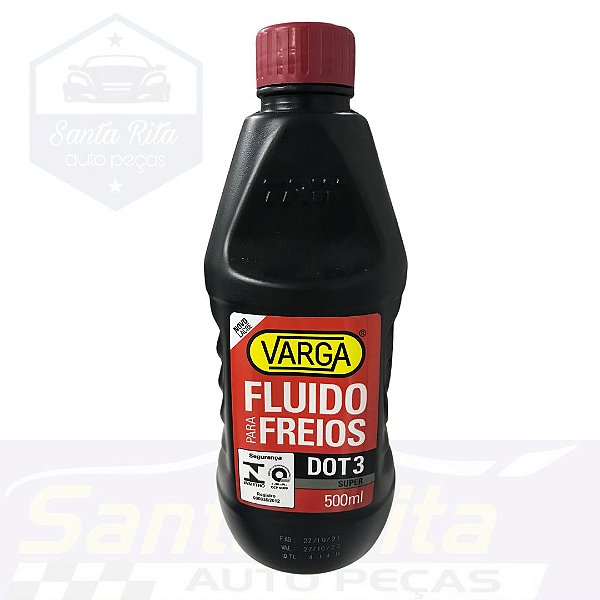 Fluído para freios DOT 3 Varga 500ml