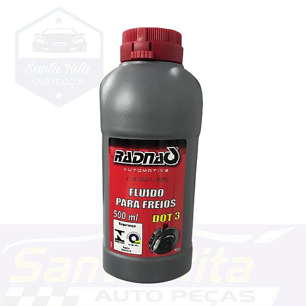 Fluído para freios DOT 3 Radnaq 500ml
