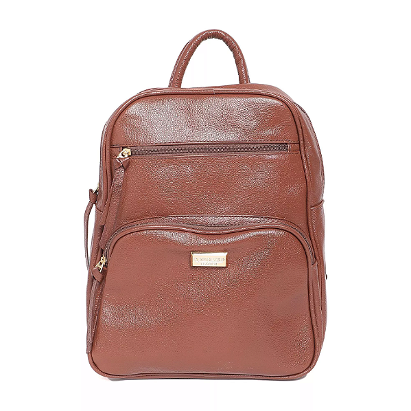 MOCHILA FEMININA EM COURO