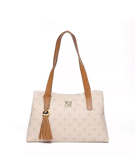 BOLSA FEMININA EM MONOGRAMA