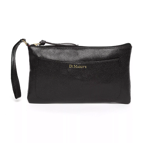 CLUTCH FEMININA EM COURO