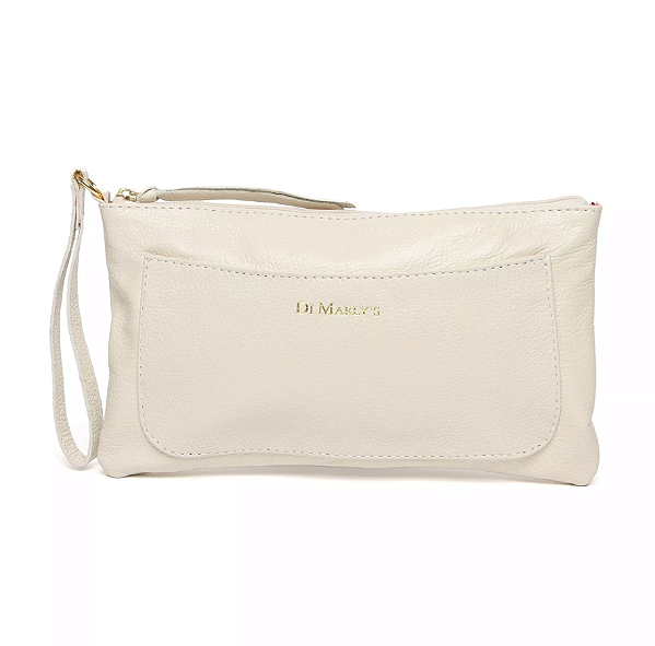 CLUTCH FEMININA EM COURO