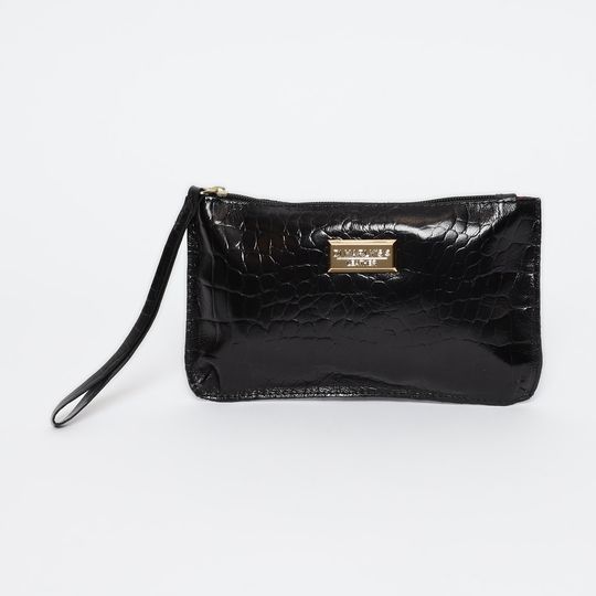 CLUTCH FEMININA EM COURO