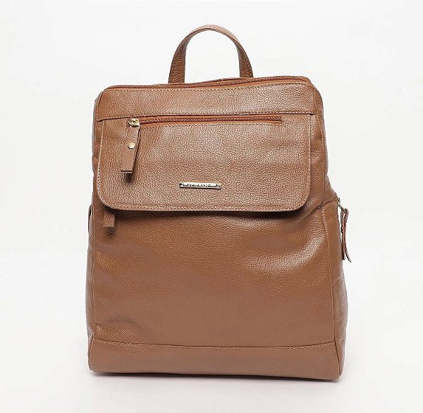 MOCHILA FEMININA EM COURO