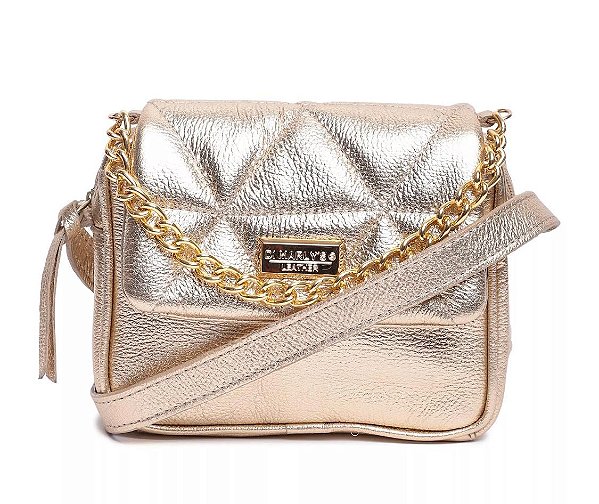 BOLSA FEMININA EM COURO