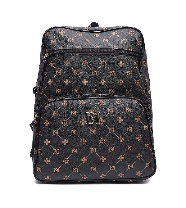 MOCHILA FEMININA EM MONOGRAMA