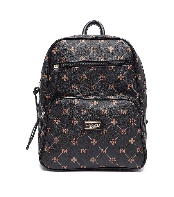 MOCHILA FEMININA EM MONOGRAMA