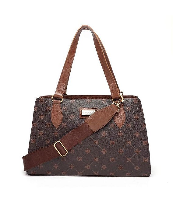 BOLSA FEMININA EM MONOGRAMA