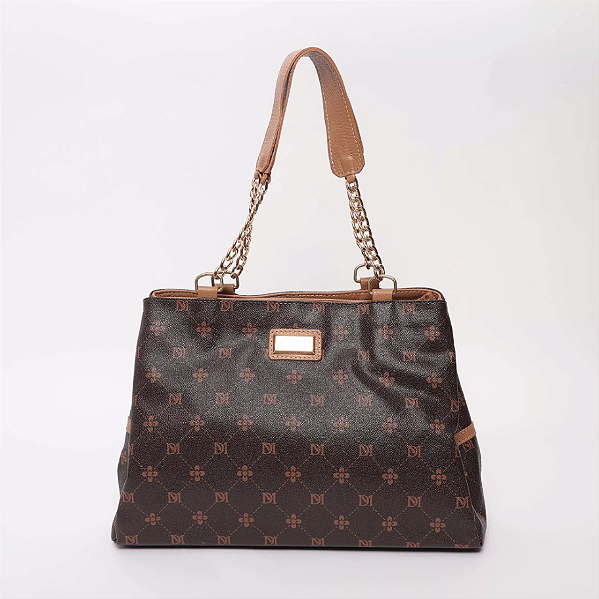 BOLSA FEMININA EM MONOGRAMA