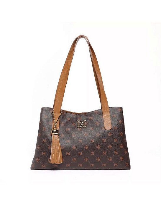 BOLSA FEMININA EM MONOGRAMA
