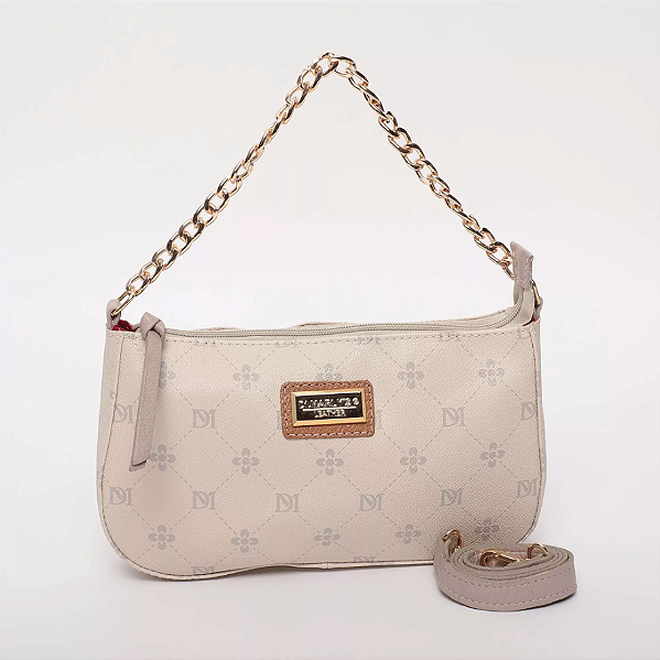 BOLSA FEMININA EM MONOGRAMA