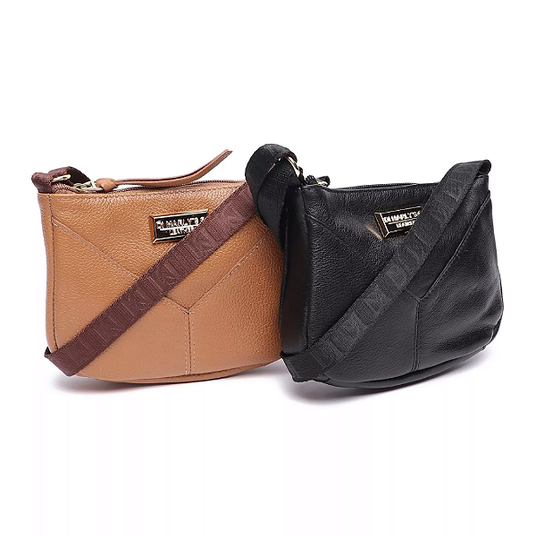 KIT 2 BOLSAS EM COURO