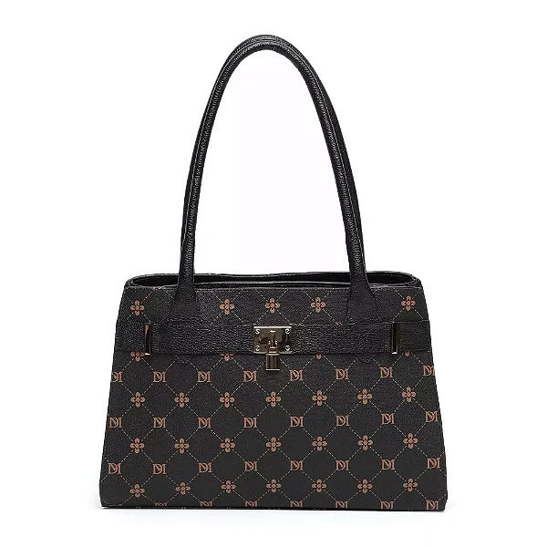 BOLSA FEMININA EM MONOGRAMA