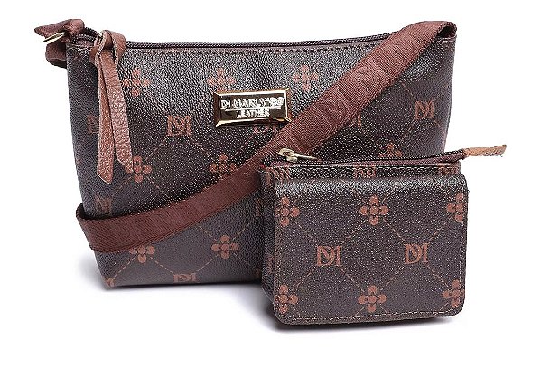 KIT 2 BOLSAS EM MONOGRAMA