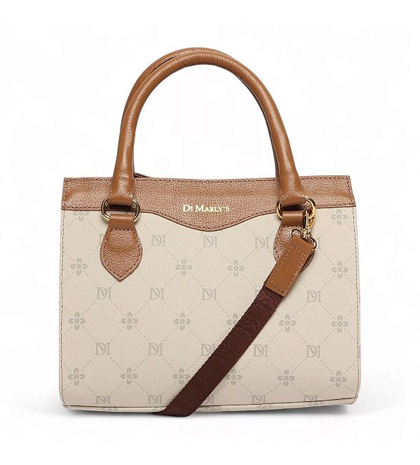 BOLSA FEMININA EM MONOGRAMA