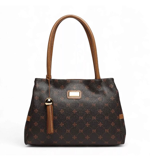 BOLSA FEMININA EM MONOGRAMA