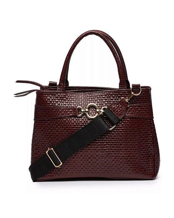 BOLSA FEMININA EM COURO