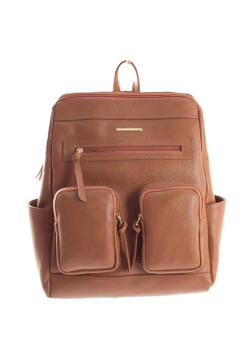 MOCHILA FEMININA EM COURO