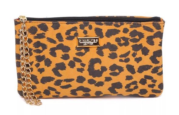 CLUTCH FEMININA EM COURO