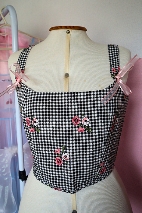 Corset Xadrezinho